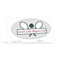 Oval Vinyl Post-Cals Decal Postcard